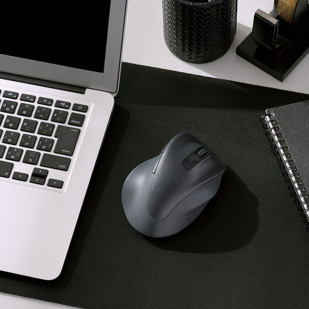black wireless bluetooth computer mouse for work and gaming