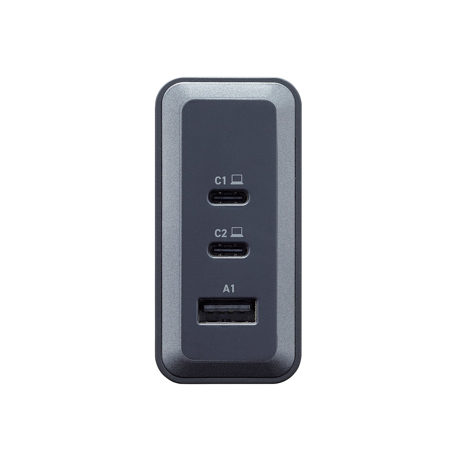 USB-C and USB-A compatible charging brick