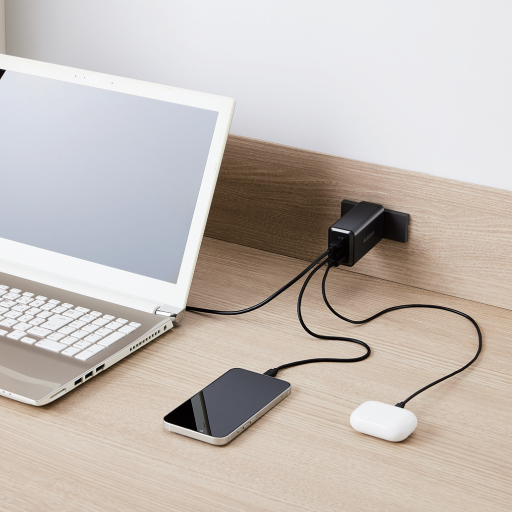 compact wall charger for students, remote workers, travelers, and more - charge up to 3 devices at once