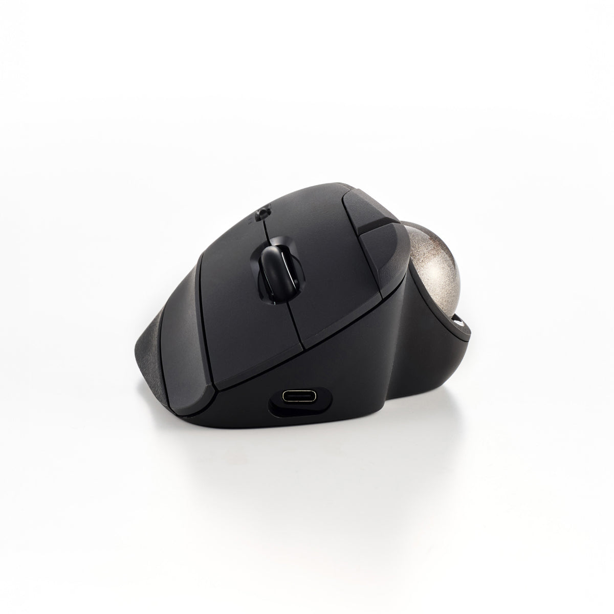 black trackball mouse with custom buttons and usb c port | customizable trackball mice for gaming and work flow