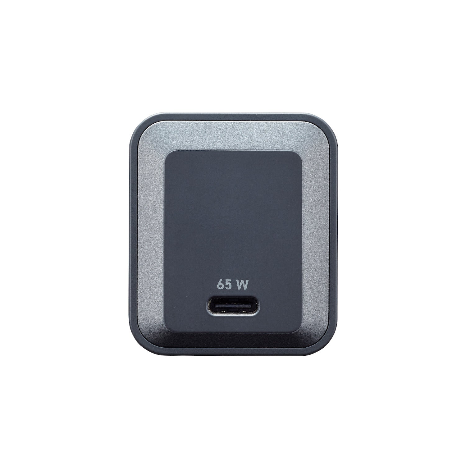 Black Compact Charger GaNII 65W USB-C connection | Elecom ultra-high output device charger