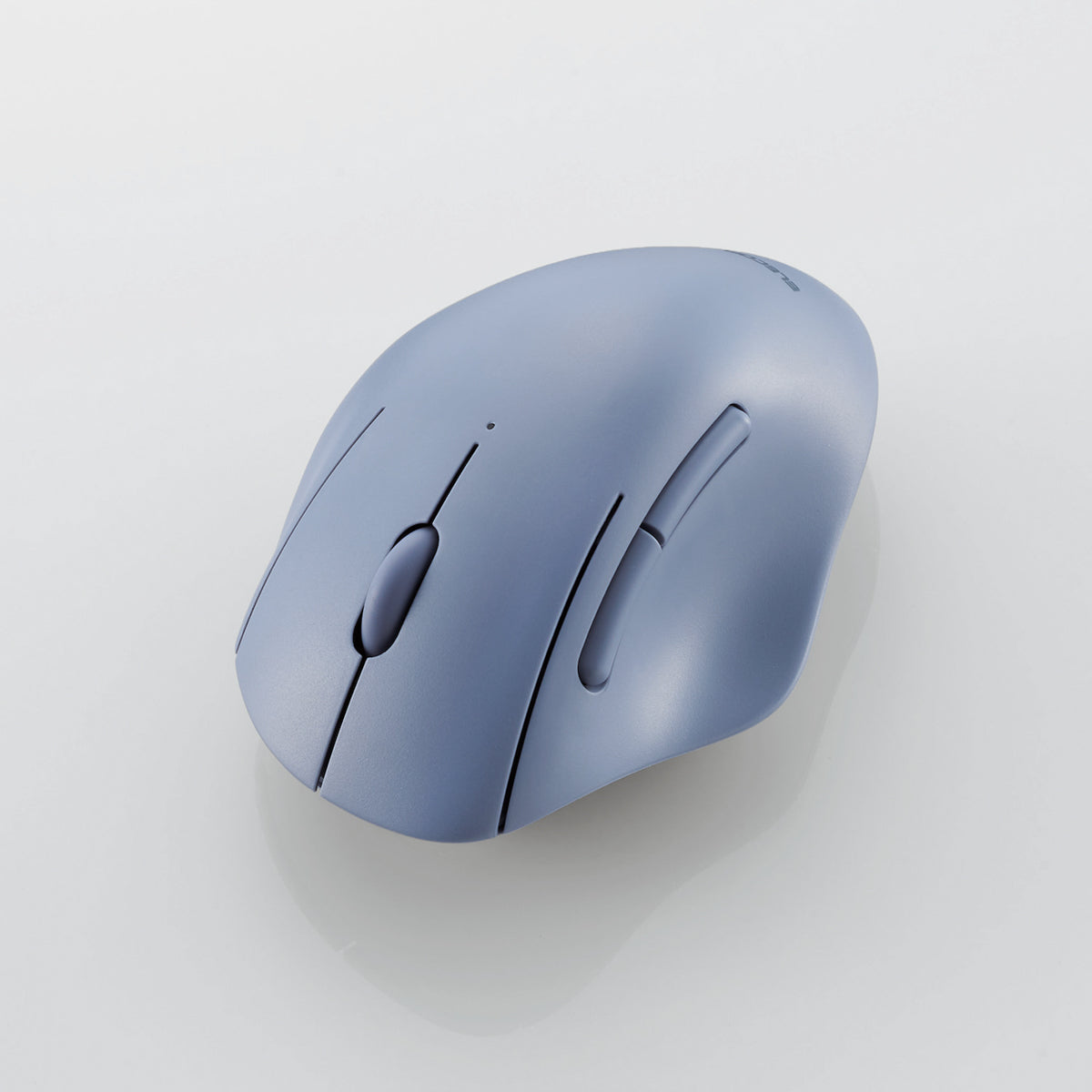 Blue Elecom Mouse with 5 Button Customization, silent clicks, and tilt scroll