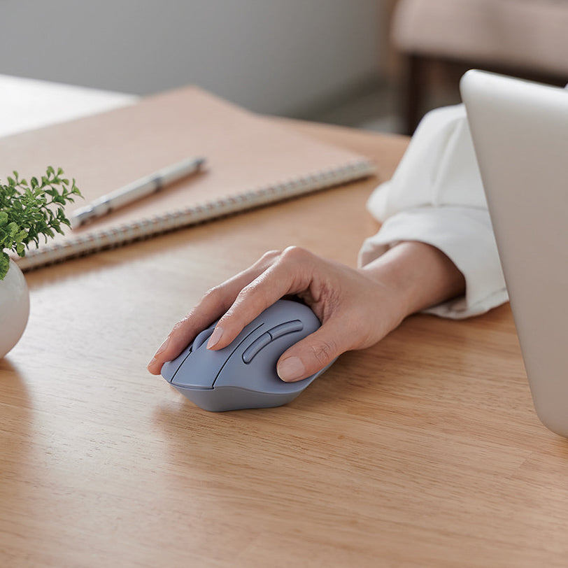 SHELLPHA Mouse with 5 custom buttons, silent clicking, and tilt wheel