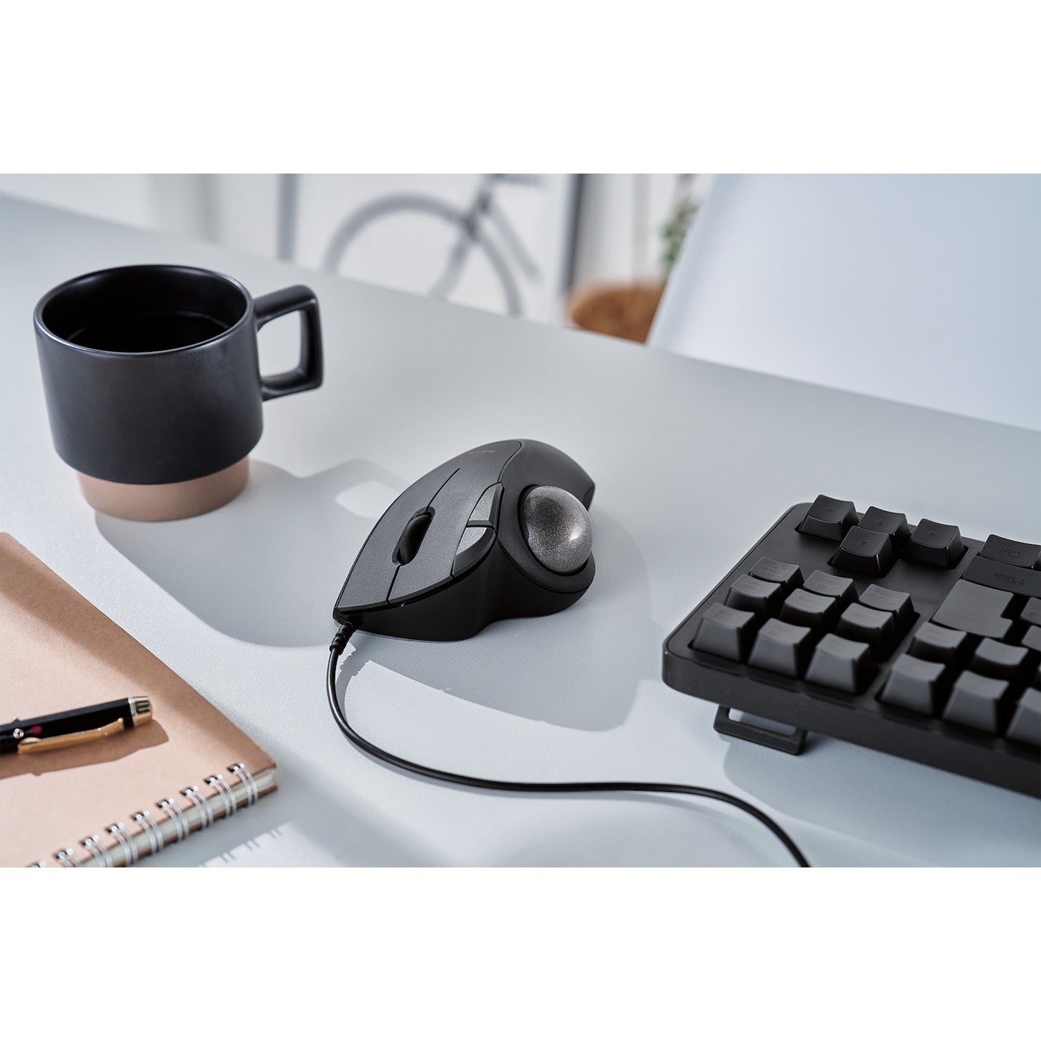 mouse for carpal tunnel right hand | wired roller ball mouse with steel roller bearings | ELECOM USA | BETTER BEING