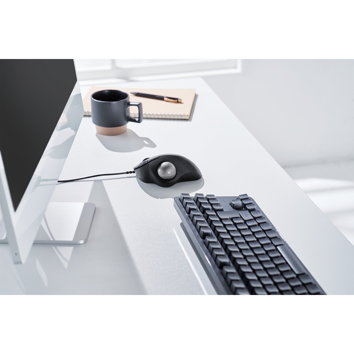 silver trackball mouse | anti carpal tunnel mouse with ergo design | ELECOM mouse