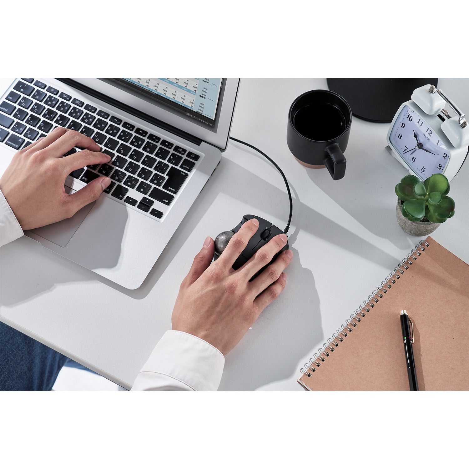 wired trackball mouse with thumb control ball | ball computer mouse
