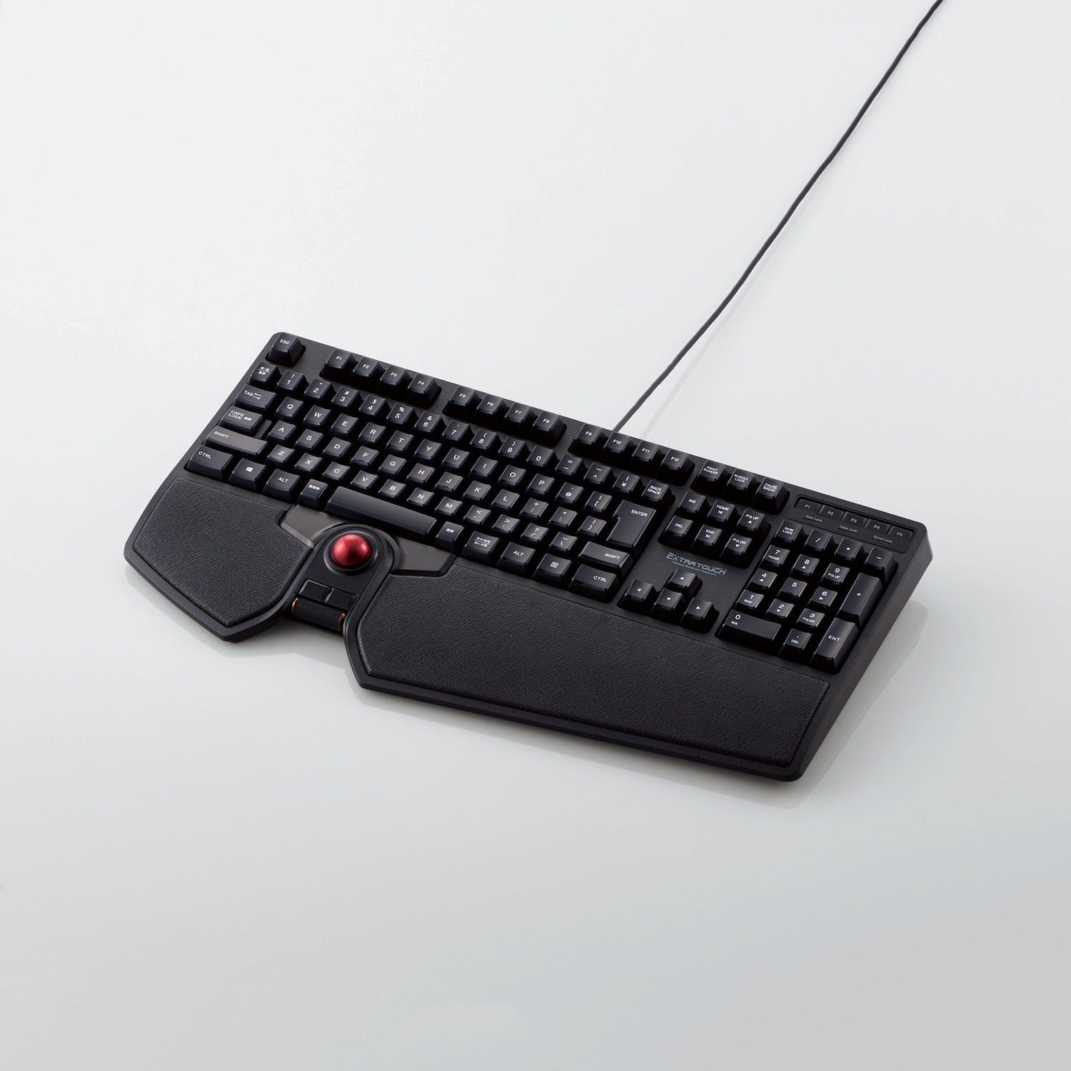Japanese Layout Keyboard with Built-in Trackball & Scroll Wheel