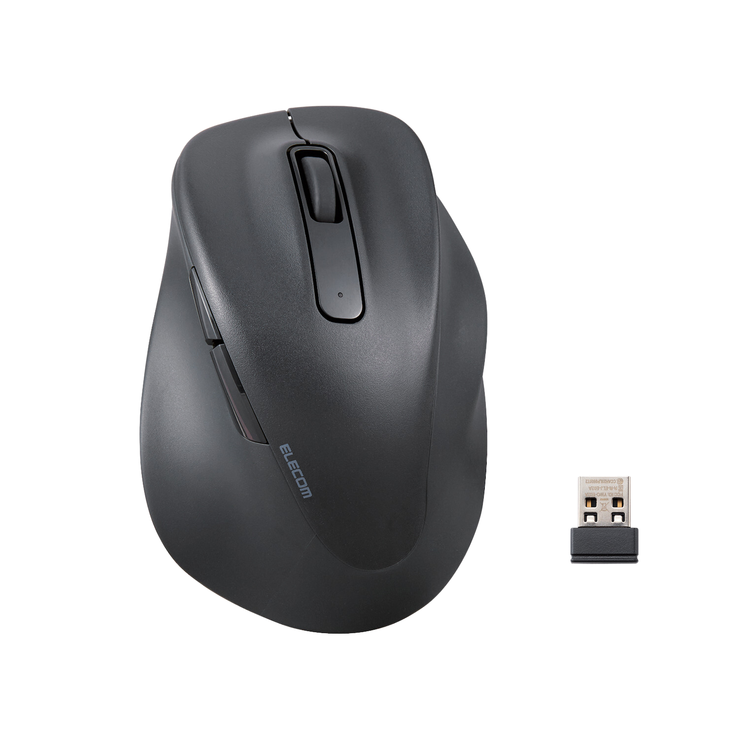 black ergonomic mouse accessory for pc and mac os systems