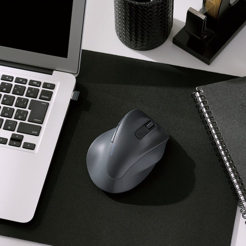 black ergonomic mouse | compatible with pc and mac os systems