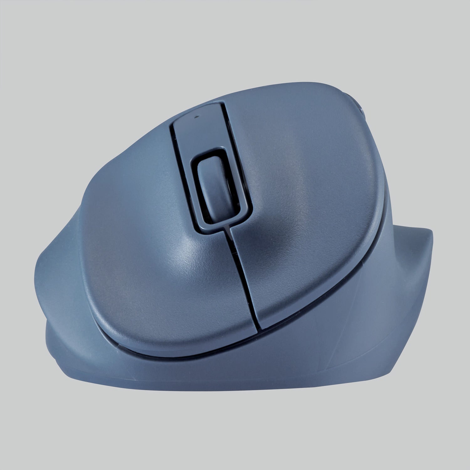 front view | slate blue wireless rechargeable computer mouse for improved work flow