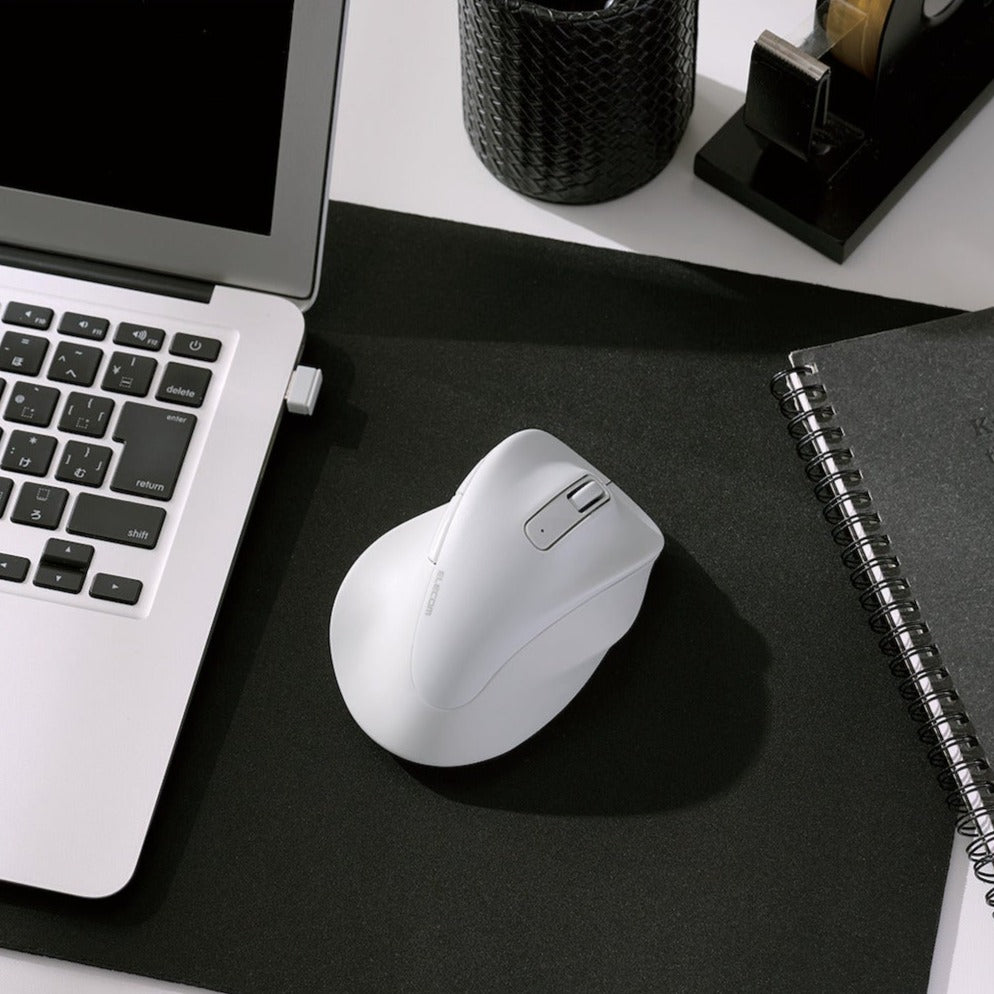 white right handed ergonomic computer mouse for more efficient work flow