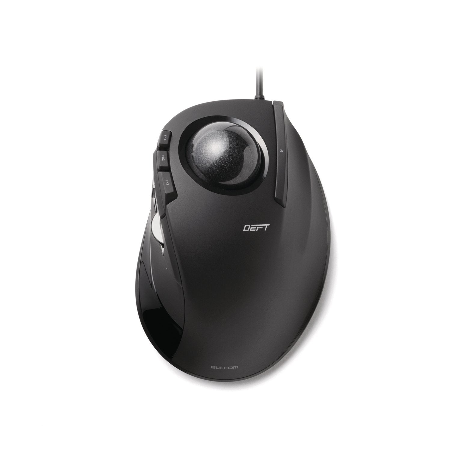 Black Deft Trackball Wired Black Ball | Elecom Wired Trackball mouse