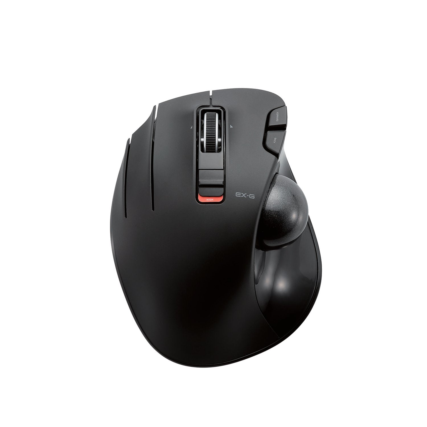 Black EX-G Left Handed Trackball Wireless USB BlackBall | Left-Handed Wireless Trackball Mouse