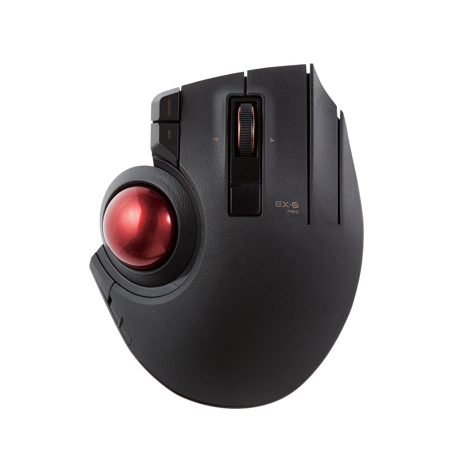 Black EX-G PRO Trackball Red Ball | Elecom Wireless Trackball mouse