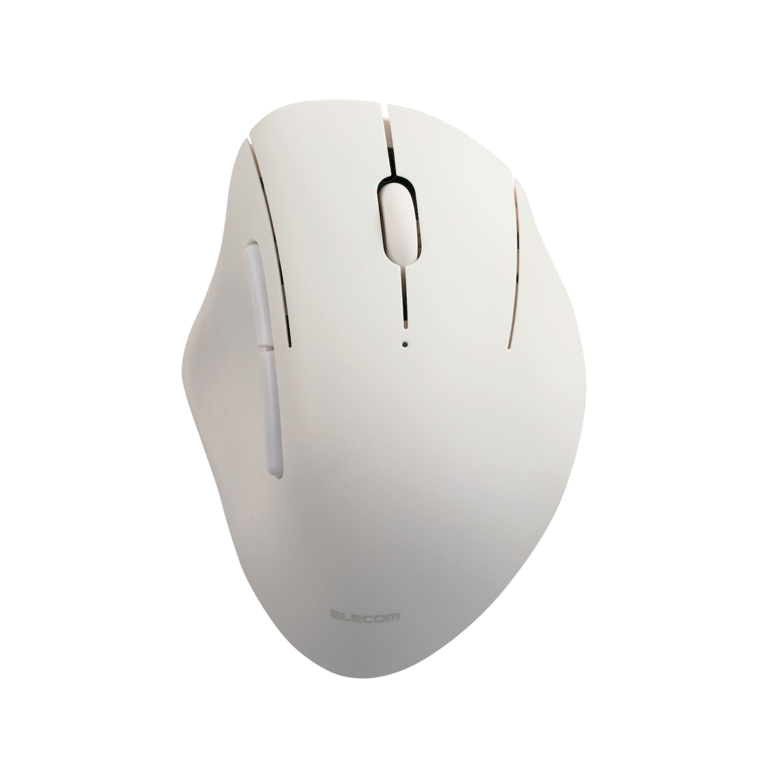 White SH20 Ergonomic Mouse Bluetooth Transparent Background | Elecom Ergonomic Bluetooth Mouse