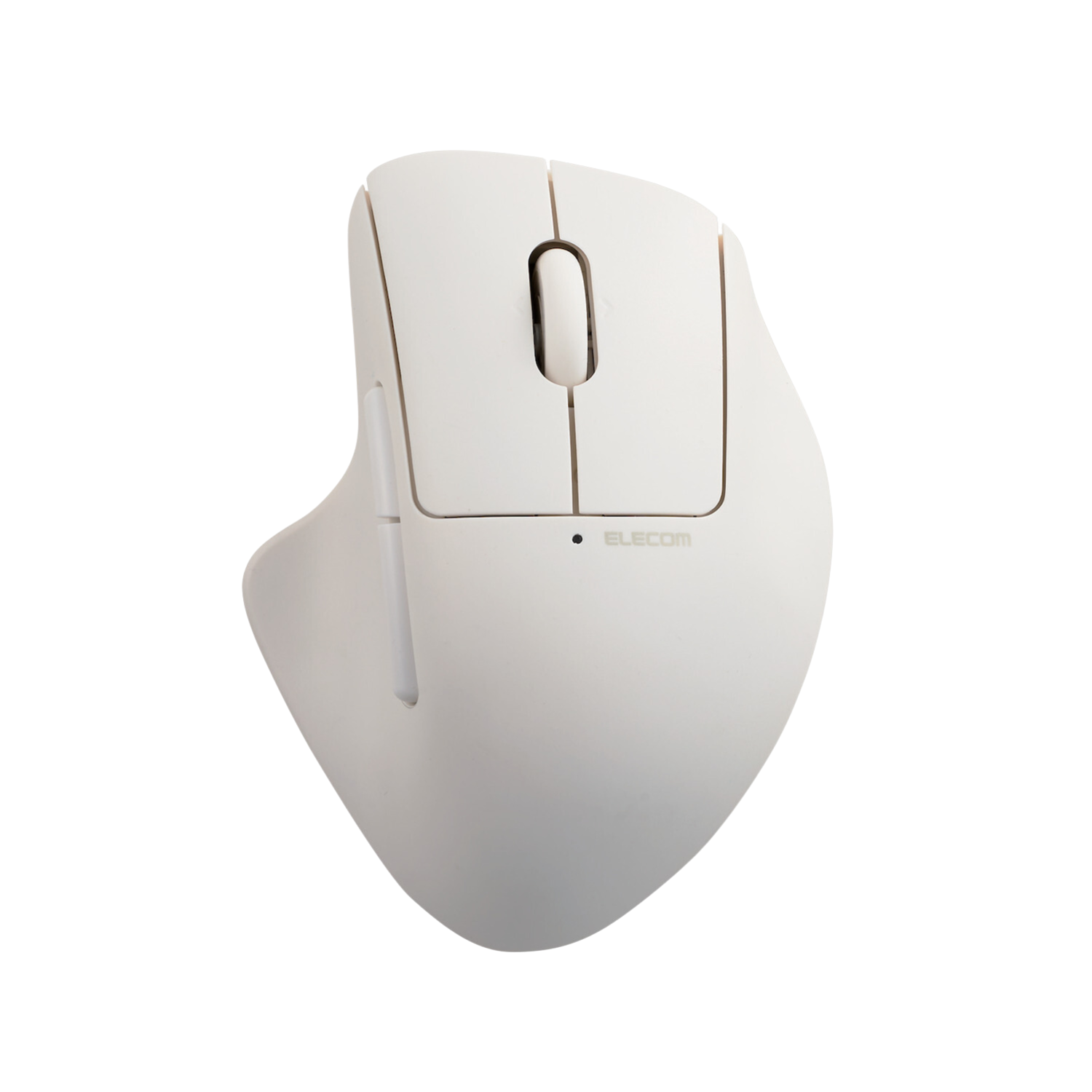 White SH30 Ergonomic Mouse Bluetooth Transparent Background | Elecom Ergonomic Bluetooth Mouse