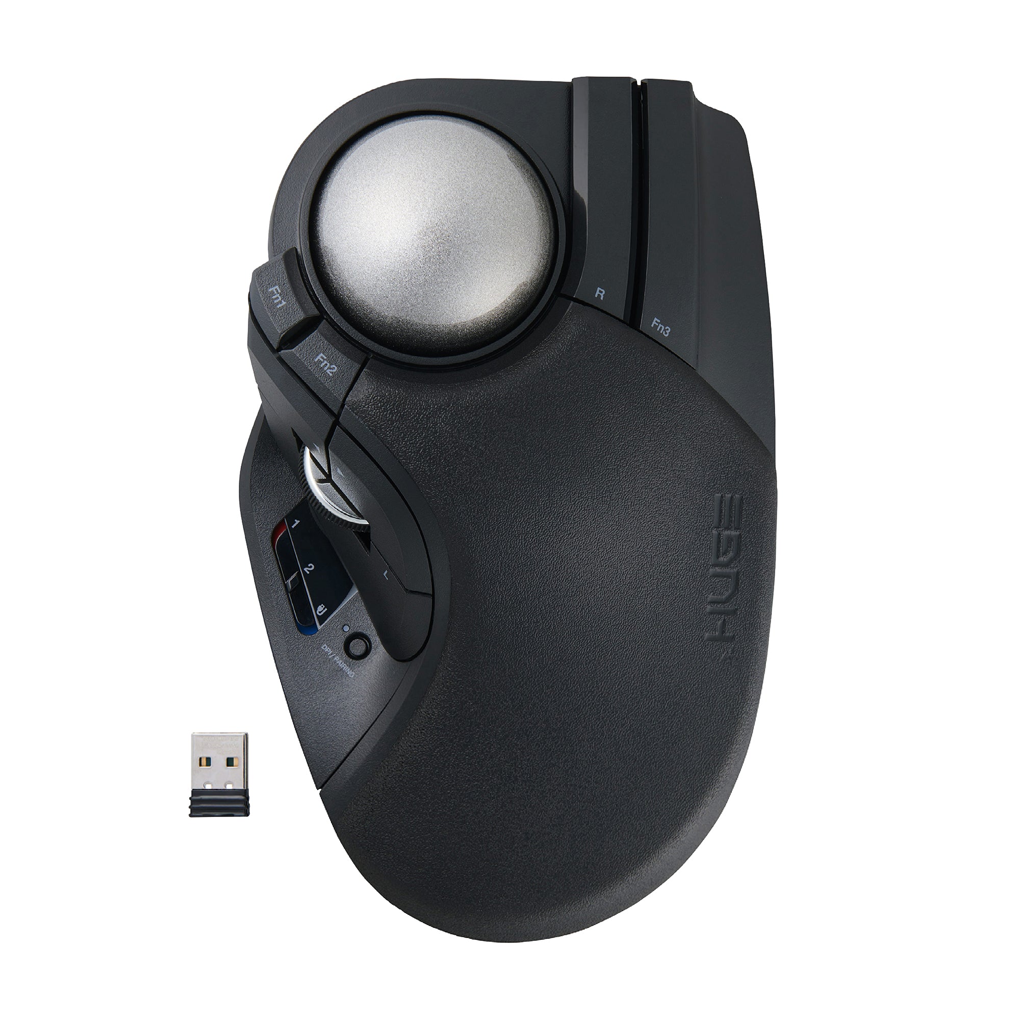 ELECOM HUGE PLUS トラックボール本体 HUGE Plus Multi-Connection Ergonomic Trackball Mouse