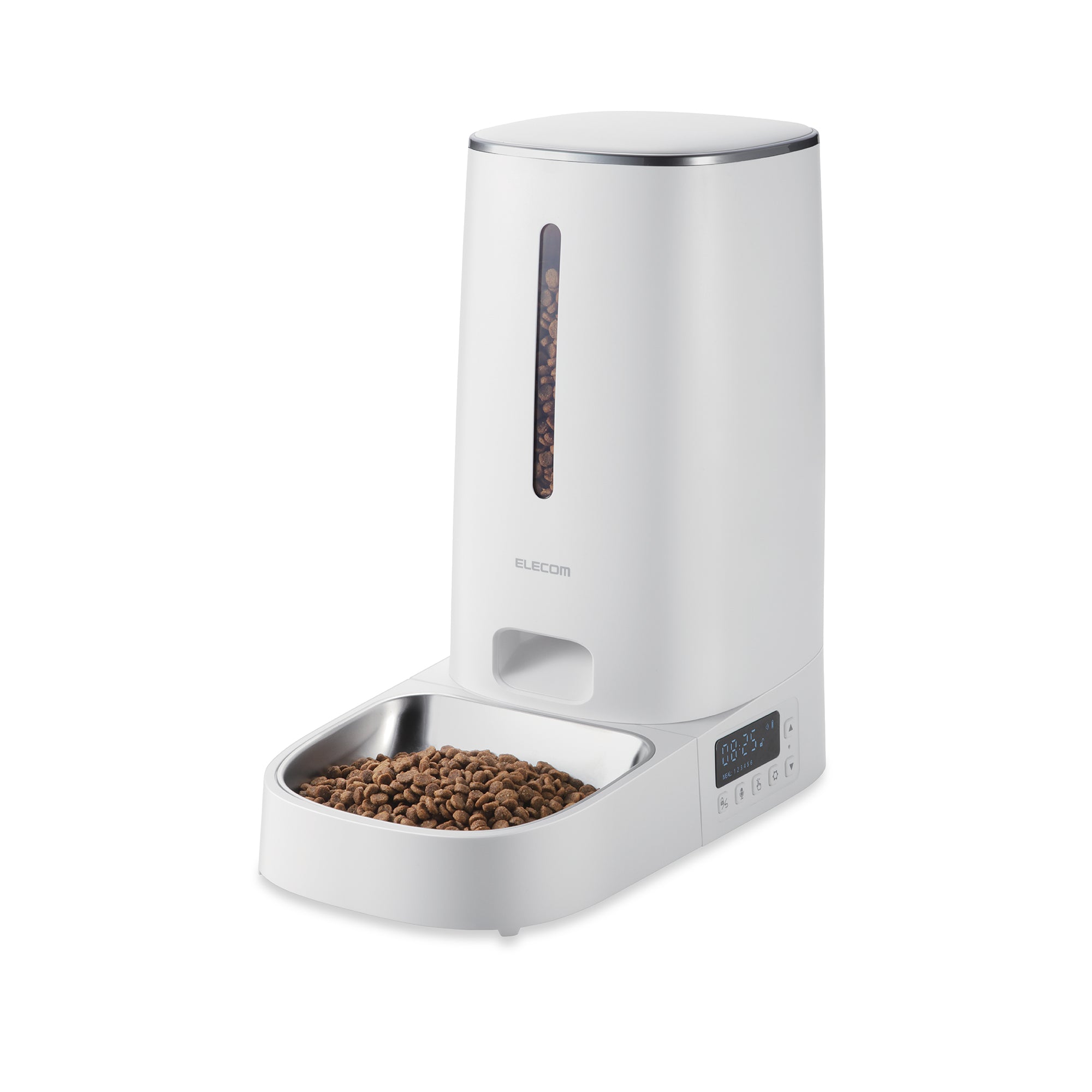 automatic single tray pet feeder for cats and small dogs | pet tech accessories