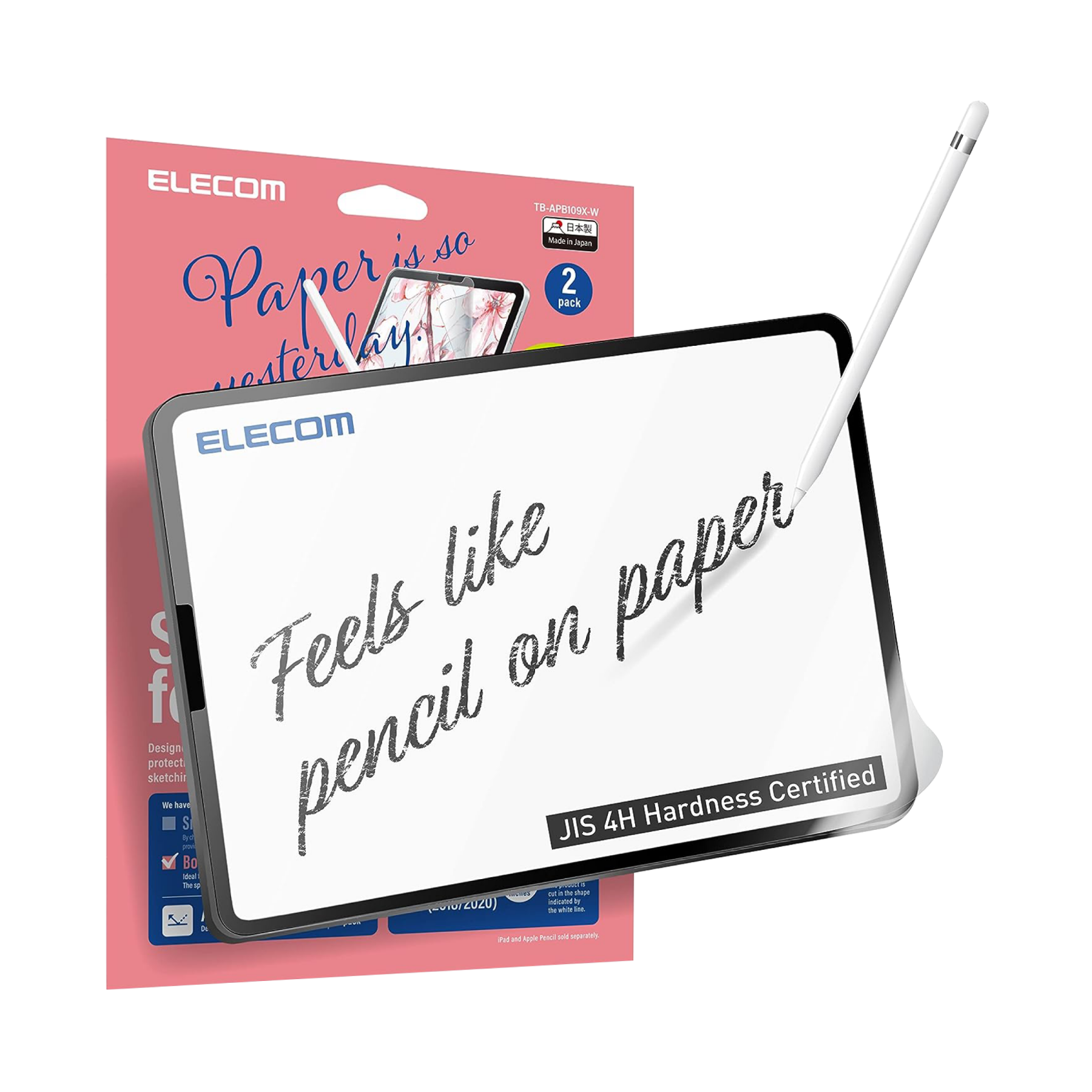 Pencil Feel Screen Protector for iPad Air and Pro 11" (2 Pack)