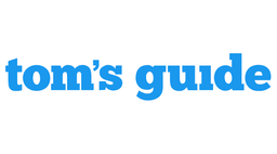The text 'tom's guide' appears in a bold blue sans-serif font on a plain white background.