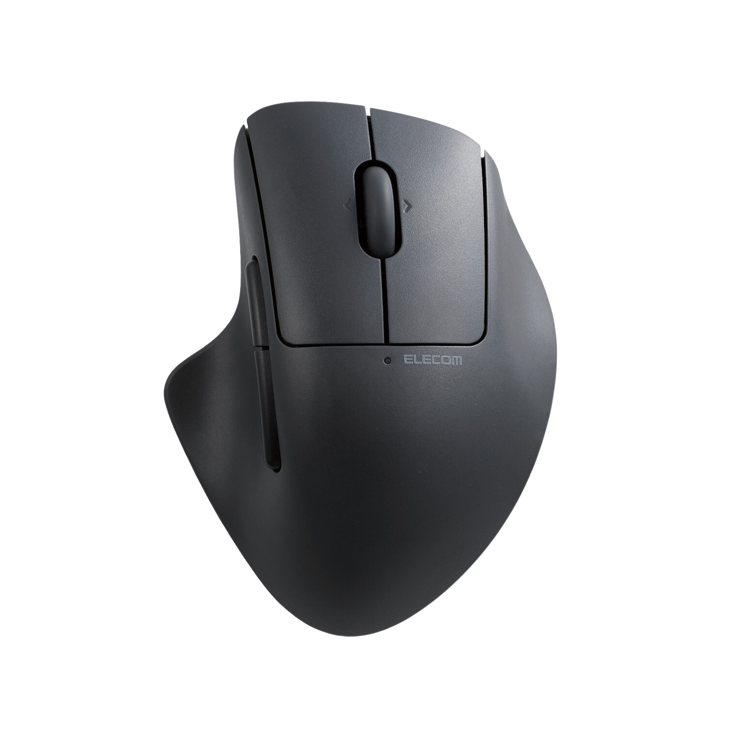 Black SH30 Ergonomic Mouse Bluetooth Transparent Background | Elecom Ergonomic Bluetooth Mouse